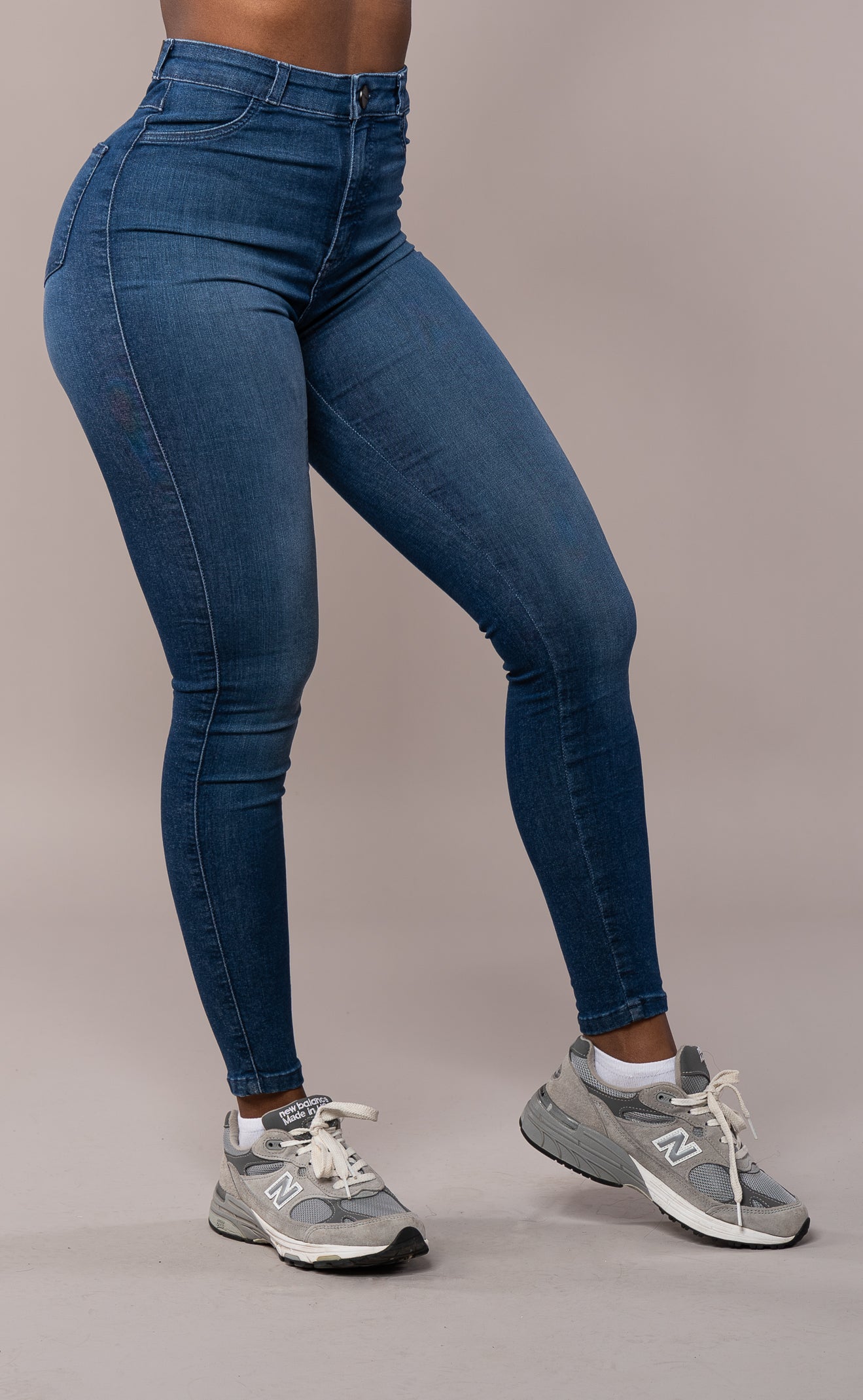 Womens Contour Fitjeans - Space Blue Contour FITJEANS