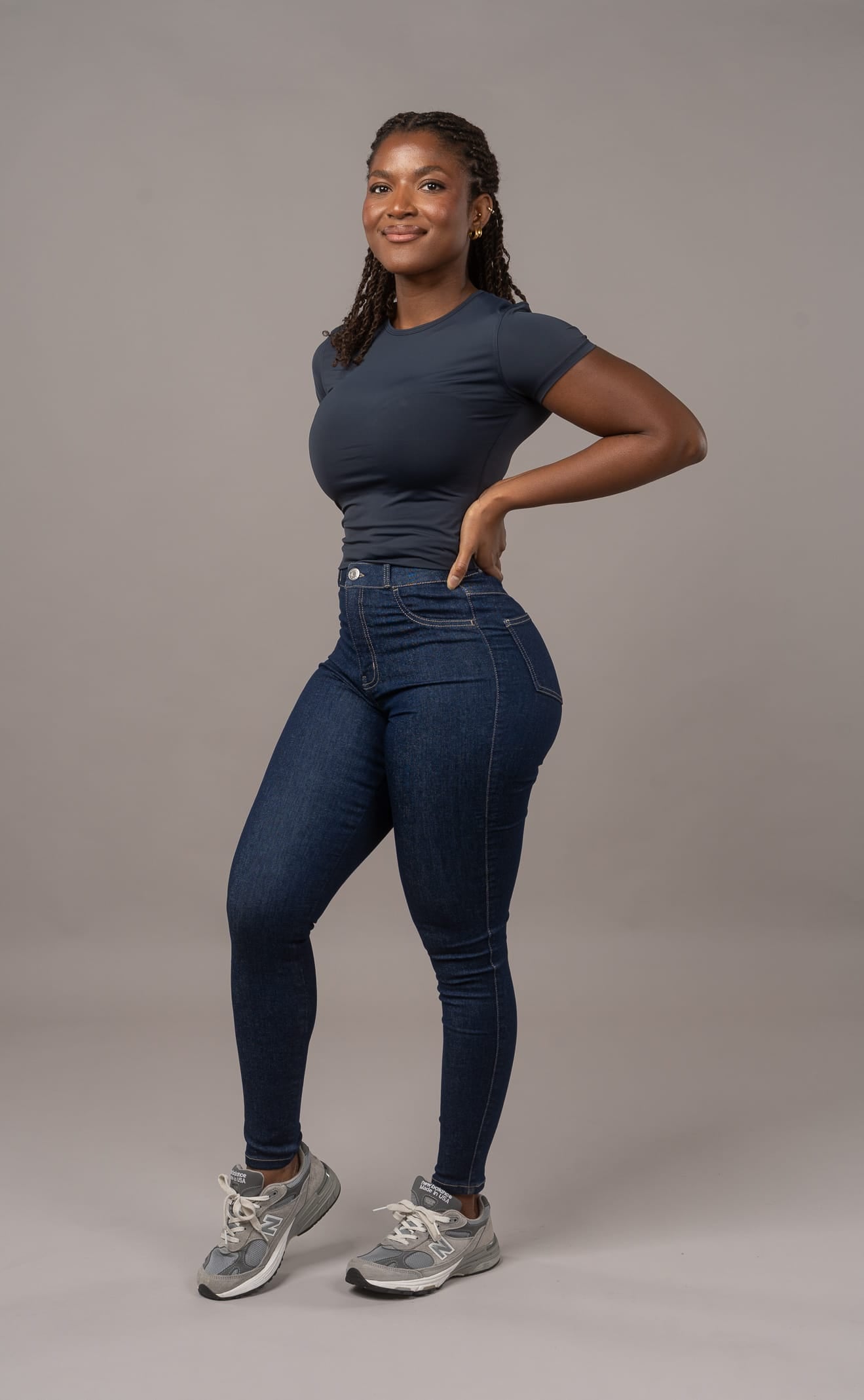 Womens Contour Fitjeans - Rinse Blue Contour FITJEANS