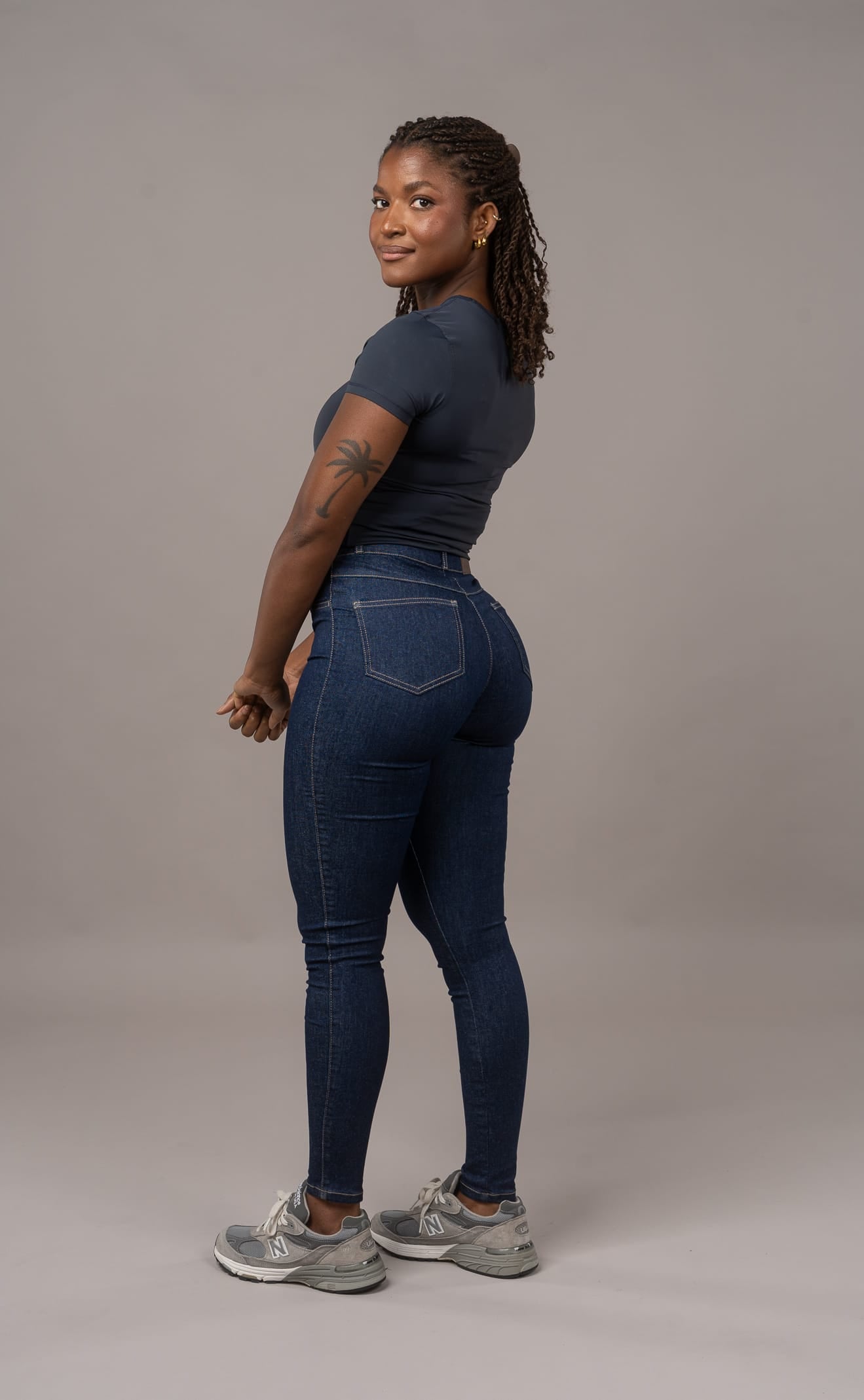 Womens Contour Fitjeans - Rinse Blue Contour FITJEANS