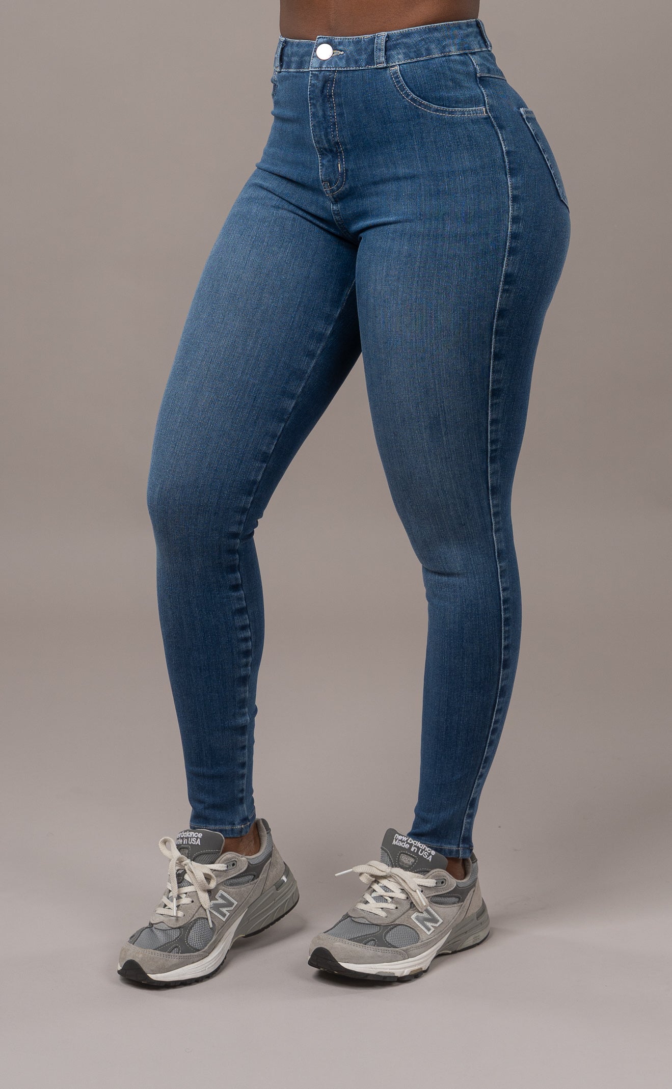 Womens 360 High Waisted Fitjeans - Sapphire Blue 360 High Waisted FITJEANS