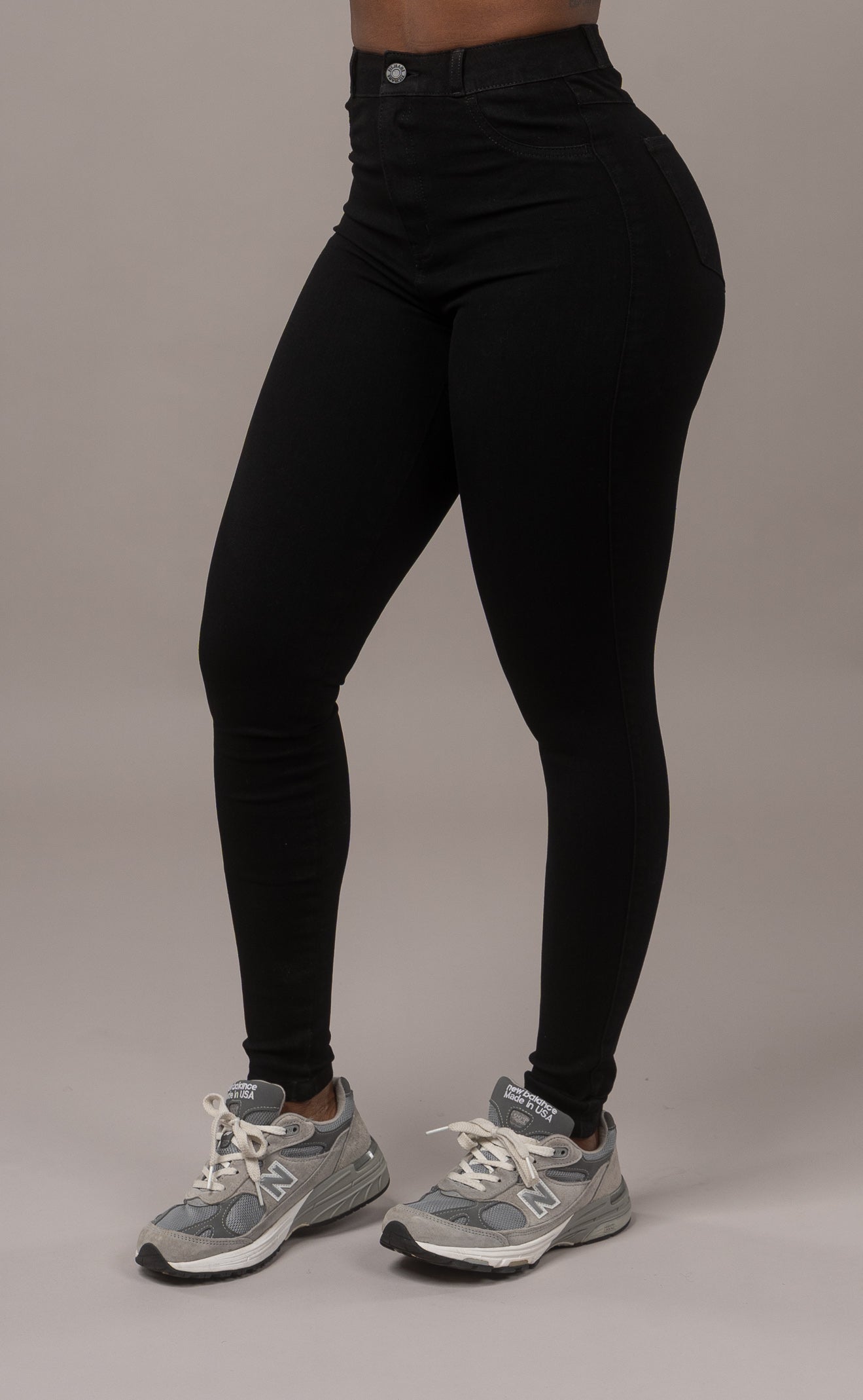 Womens 360 High Waisted Fitjeans - Black 360 High Waisted FITJEANS