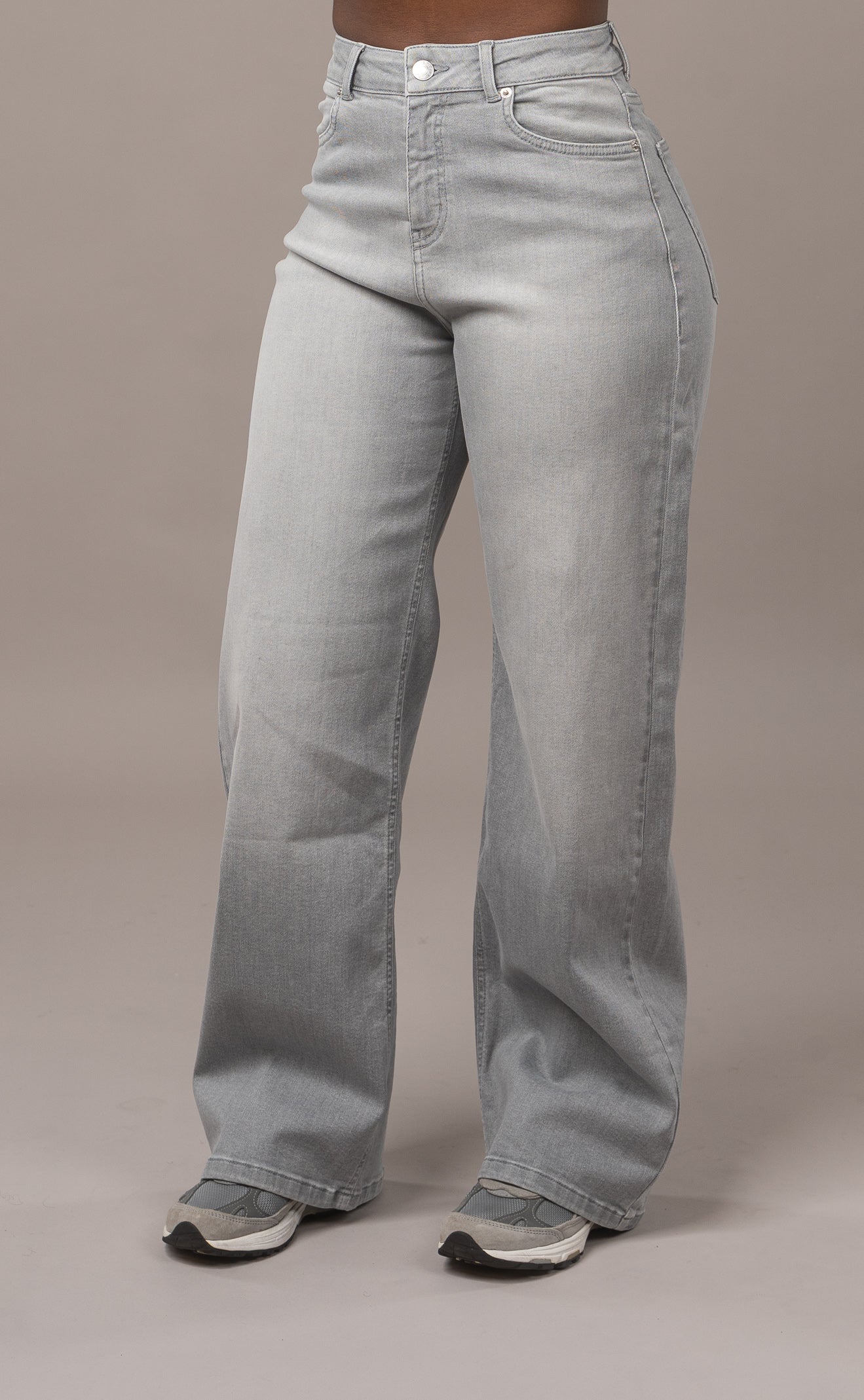Womens Baggy Fitjeans - Light Grey Baggy FITJEANS