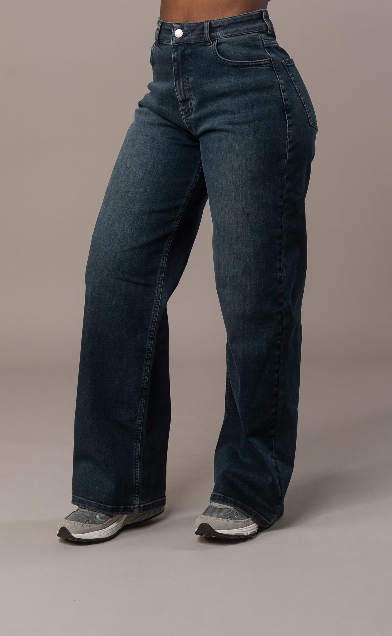 Womens Baggy Fitjeans - Emerald Blue Baggy FITJEANS