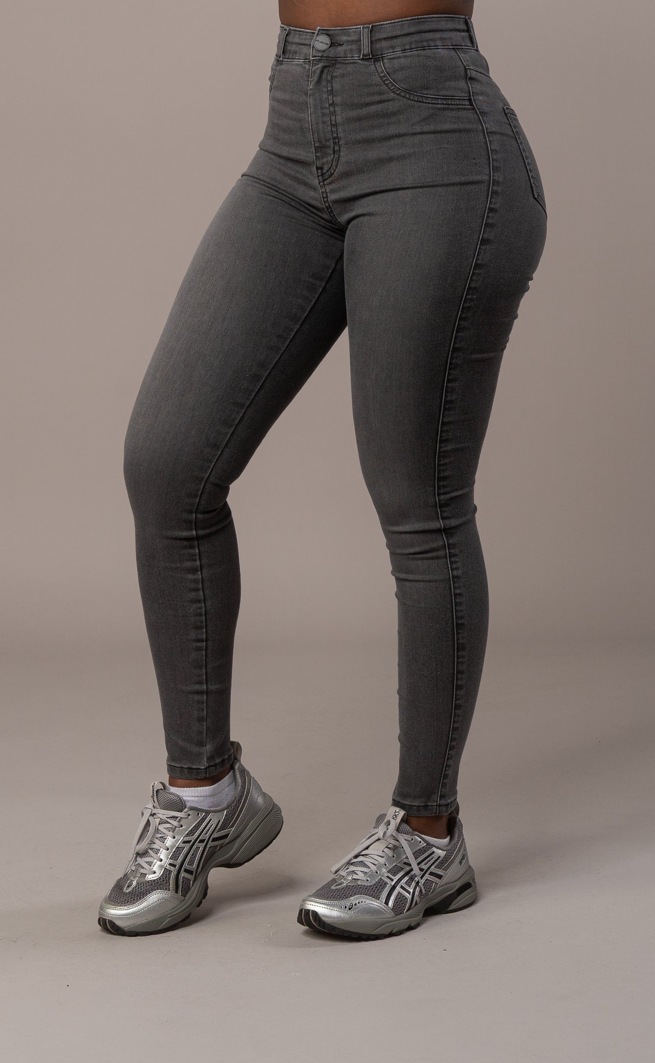 Womens Contour Fitjeans - Grey Contour FITJEANS