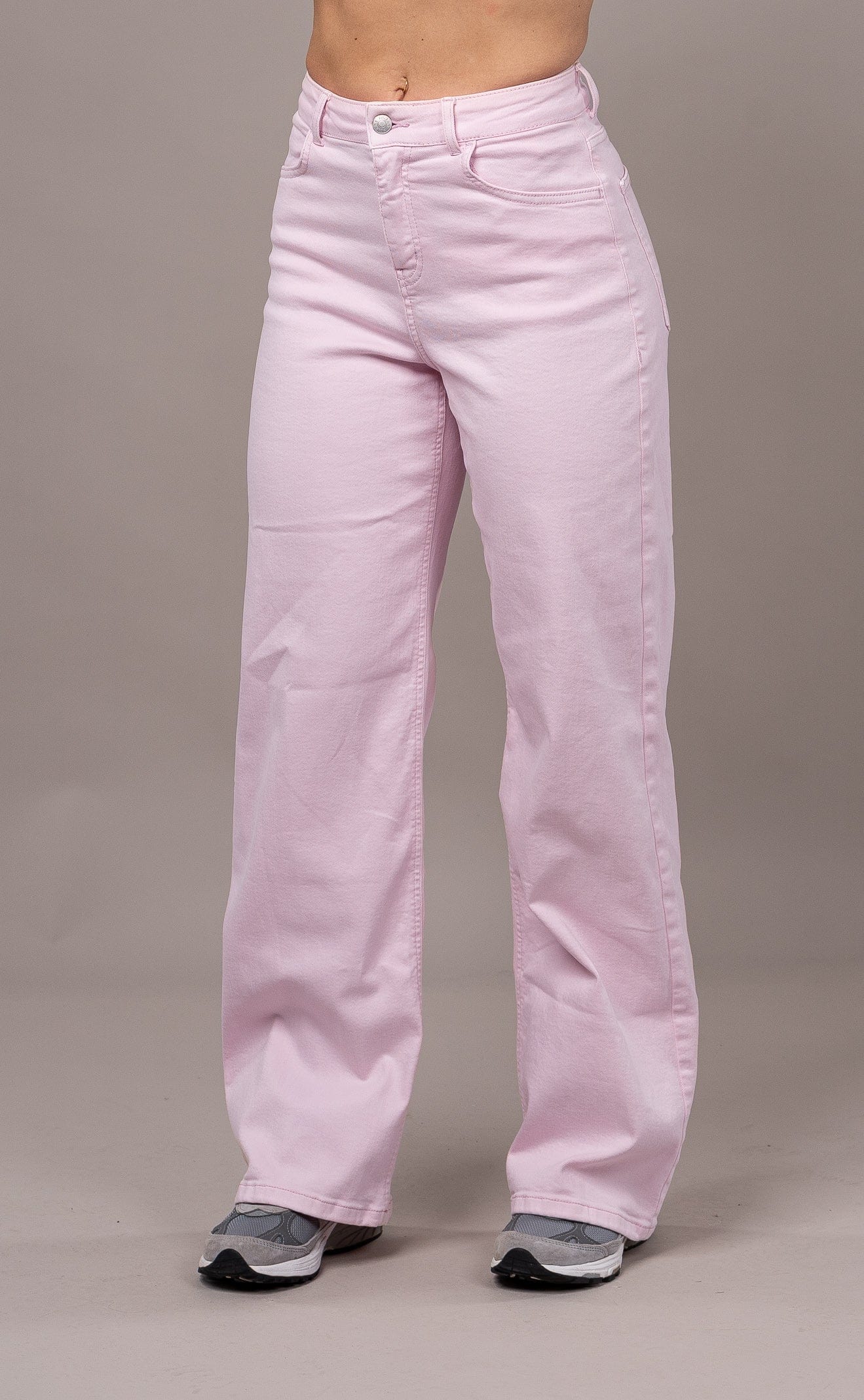 Womens Pastel Baggy Fitjeans - Pink Baggy FITJEANS