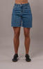 Womens Bermuda Shorts - Mid Blue