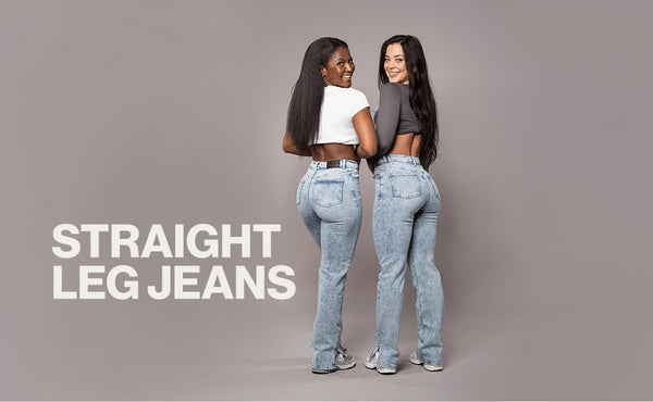 STRAIGHT LEG JEANS
