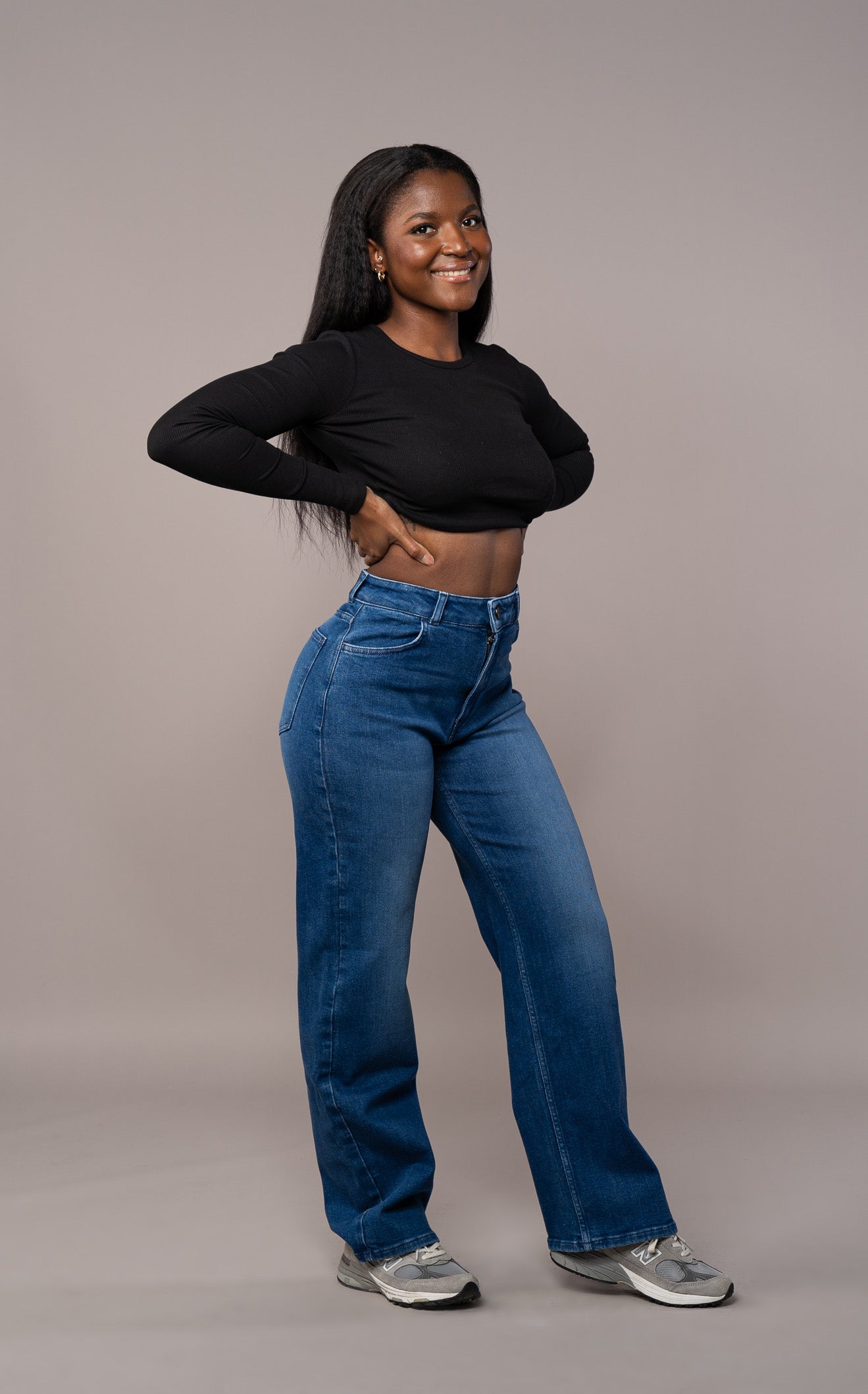 Womens Baggy Fitjeans - Azure Blue Baggy draft FITJEANS