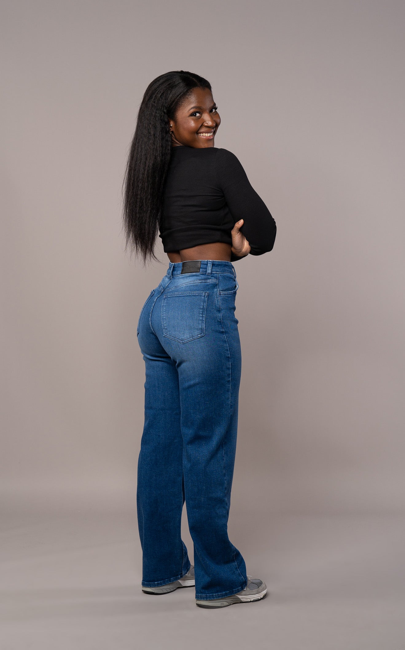 Womens Baggy Fitjeans - Azure Blue Baggy draft FITJEANS