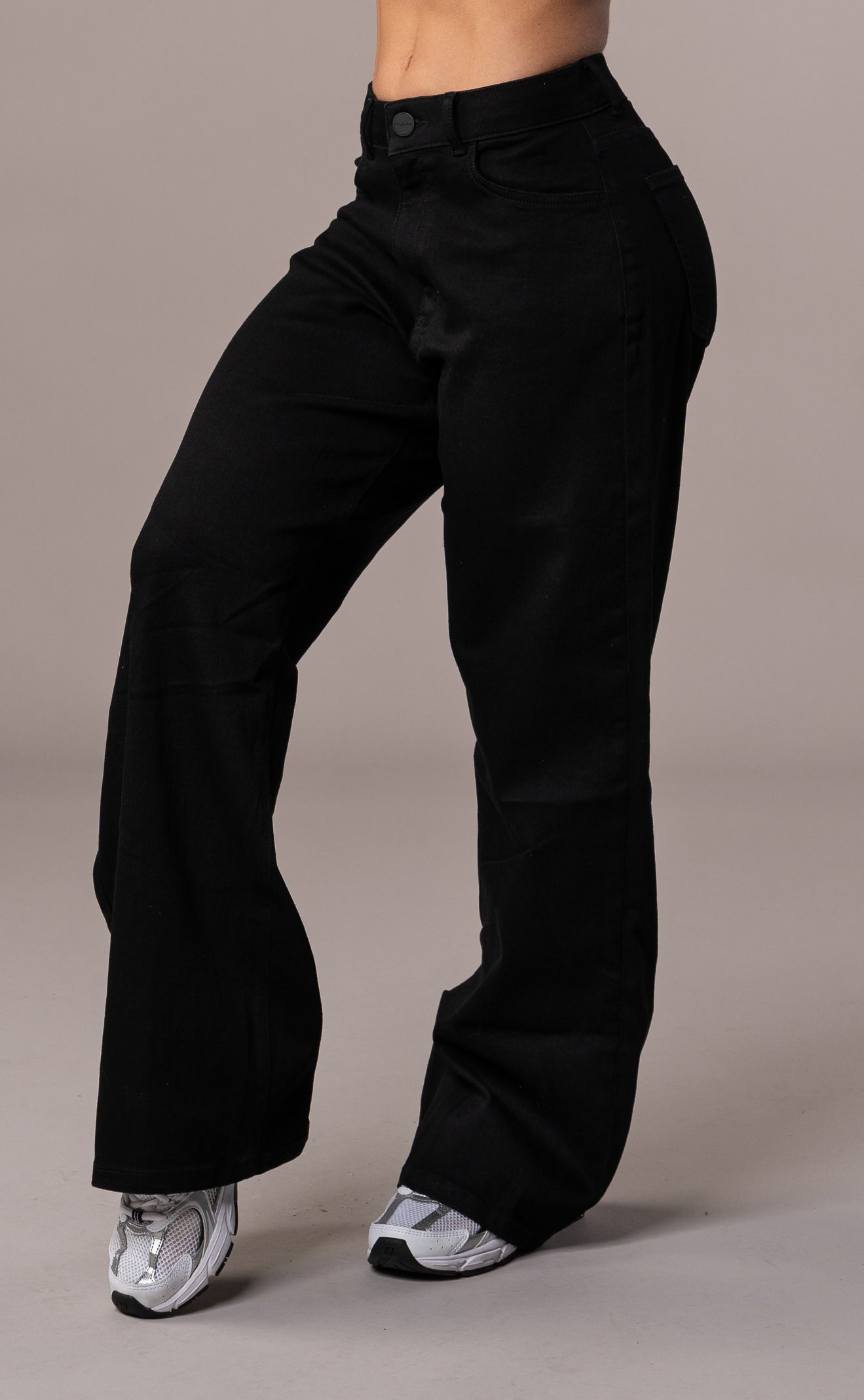 Womens Baggy Fitjeans Black FITJEANS - Main Image