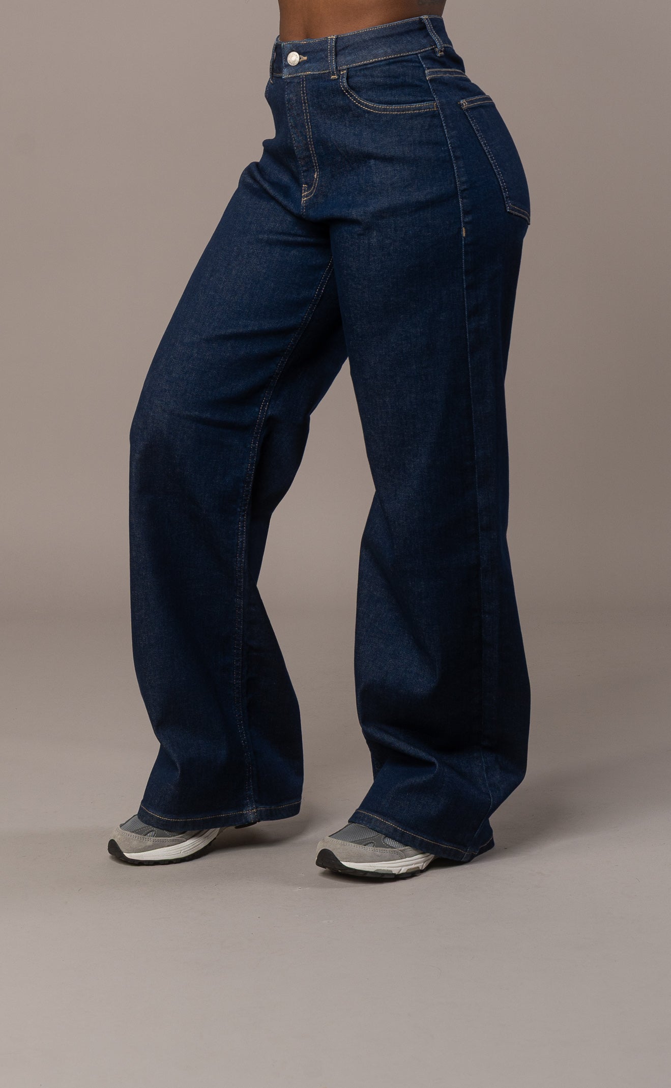 Womens Baggy Fitjeans - Dark Blue Baggy FITJEANS