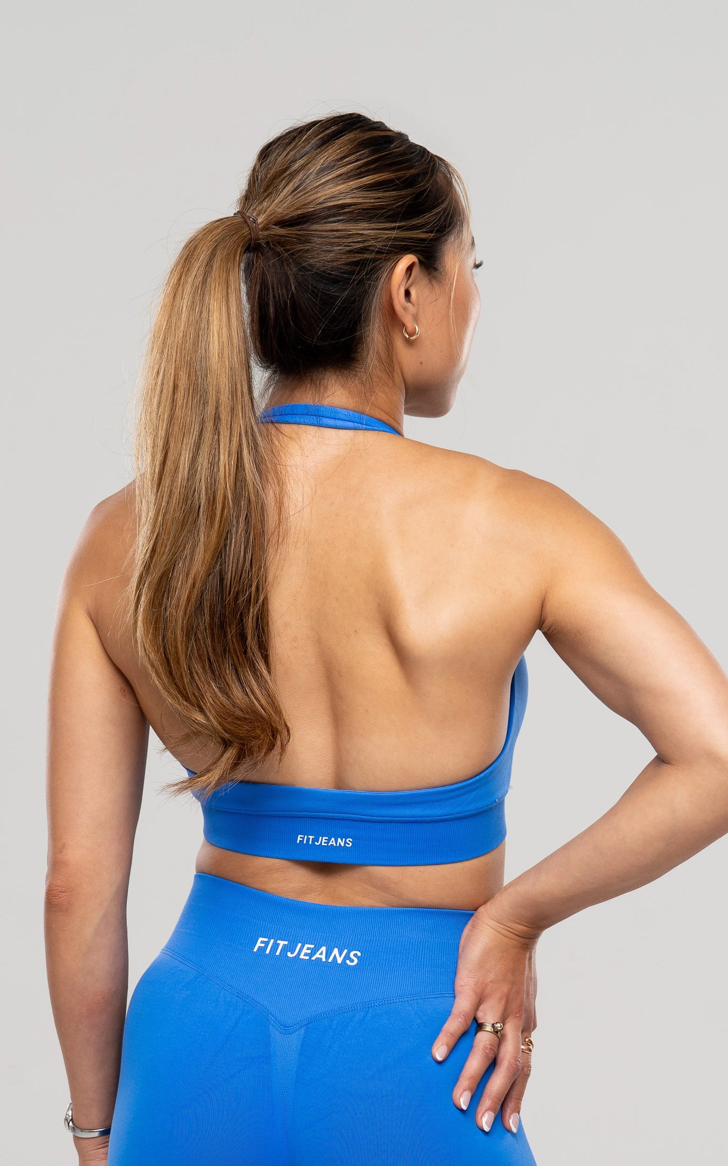 Training Sports Bra - Blue Training Sports Bra FITJEANS