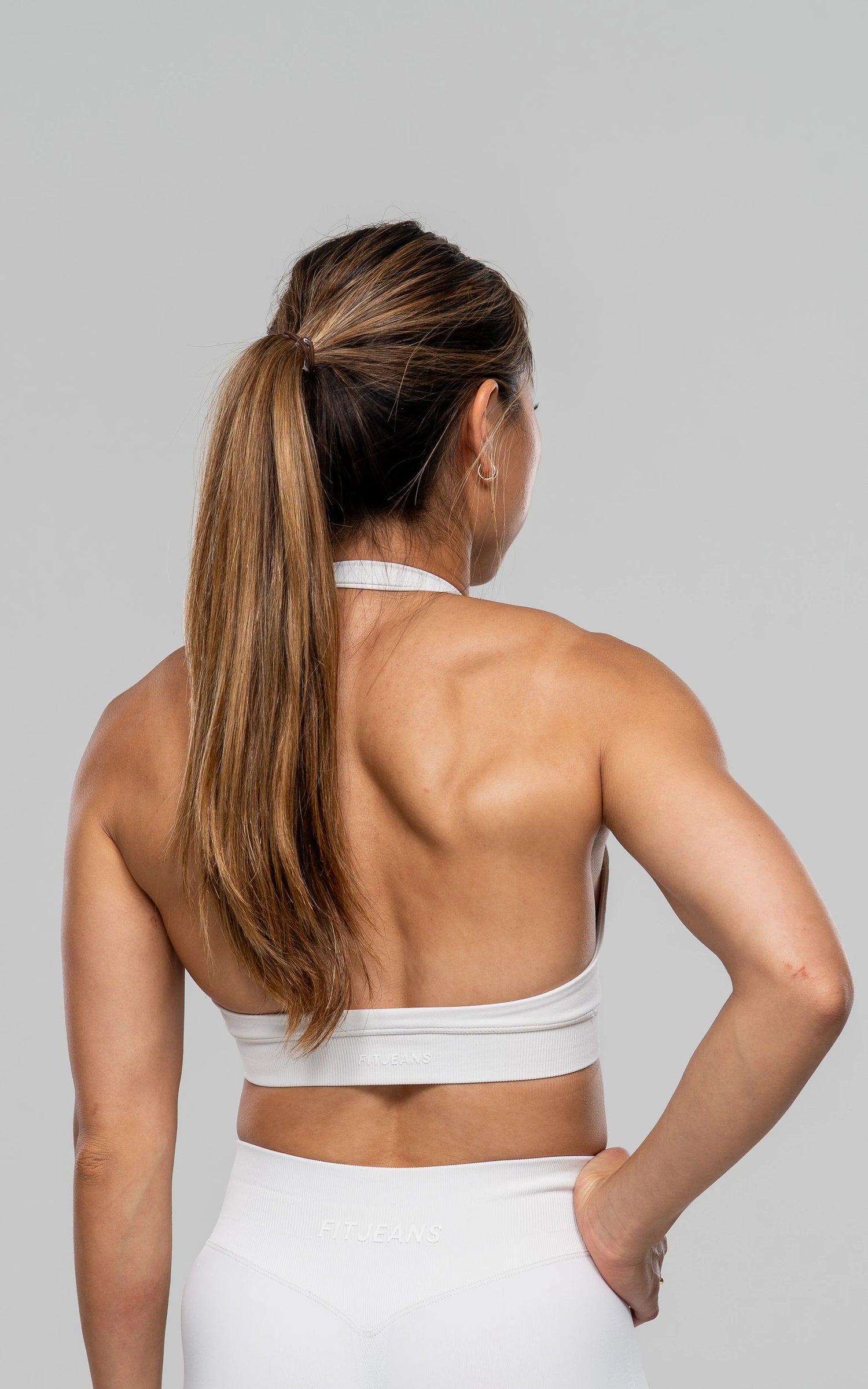 Training Sports Bra - Feather Beige Training Sports Bra FITJEANS