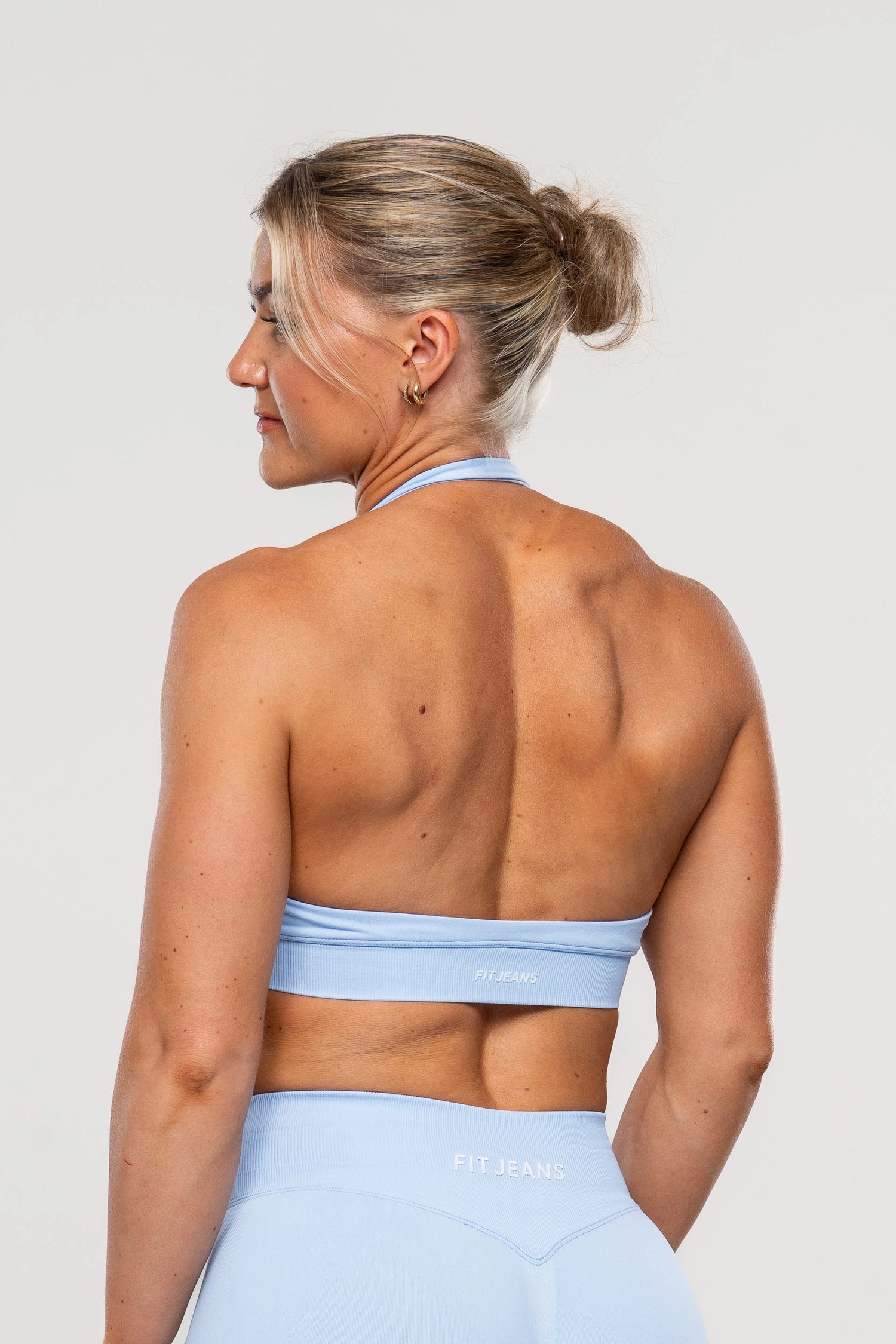 Training Sports Bra - Ice Blue Training Sports Bra FITJEANS