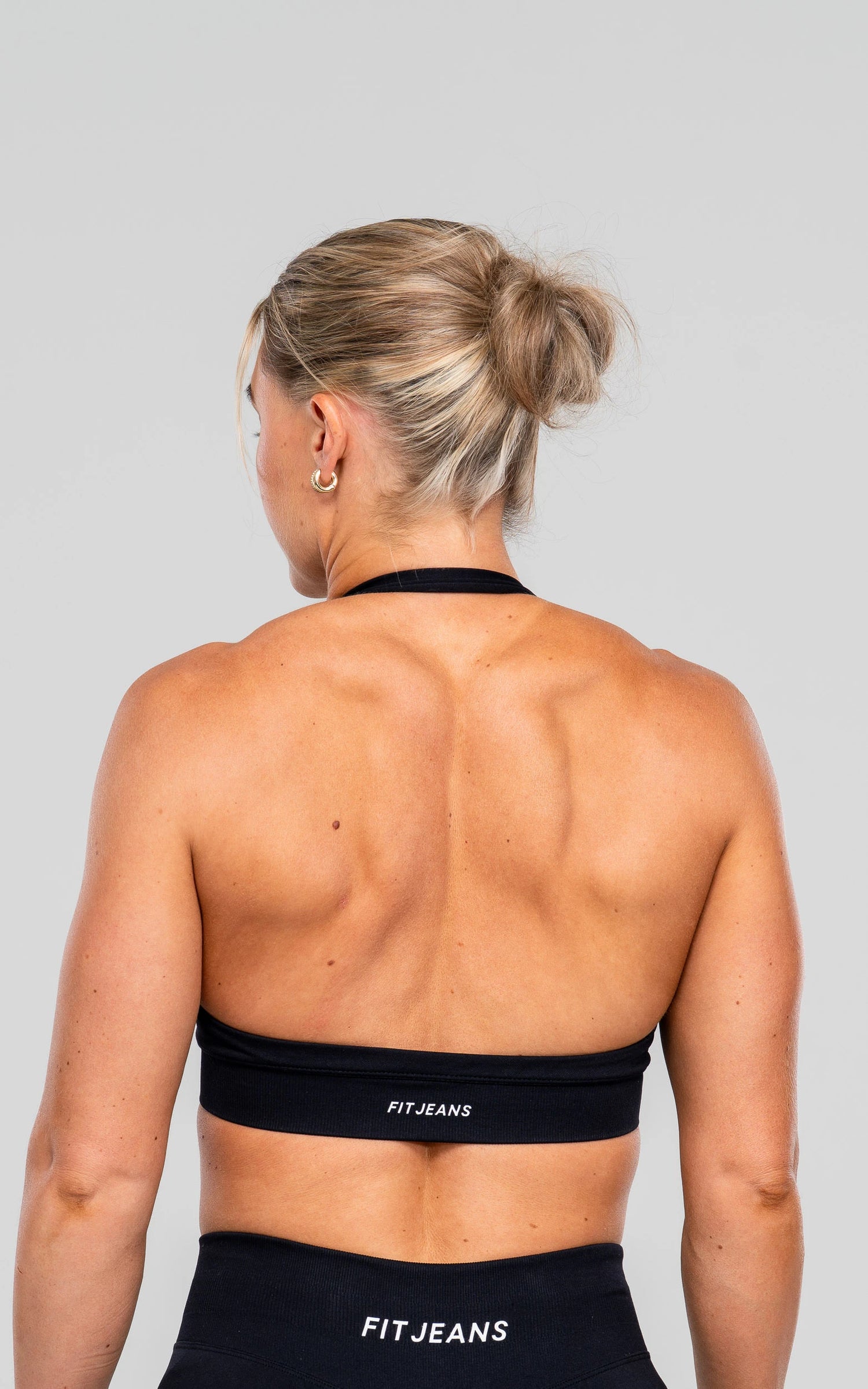 Training Sports Bra - Midnight Black Training Sports Bra FITJEANS