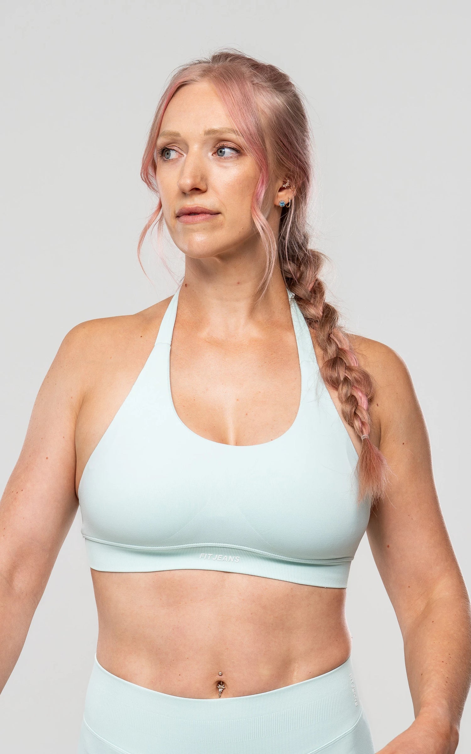 Training Sports Bra - Palm Green Training Sports Bra FITJEANS