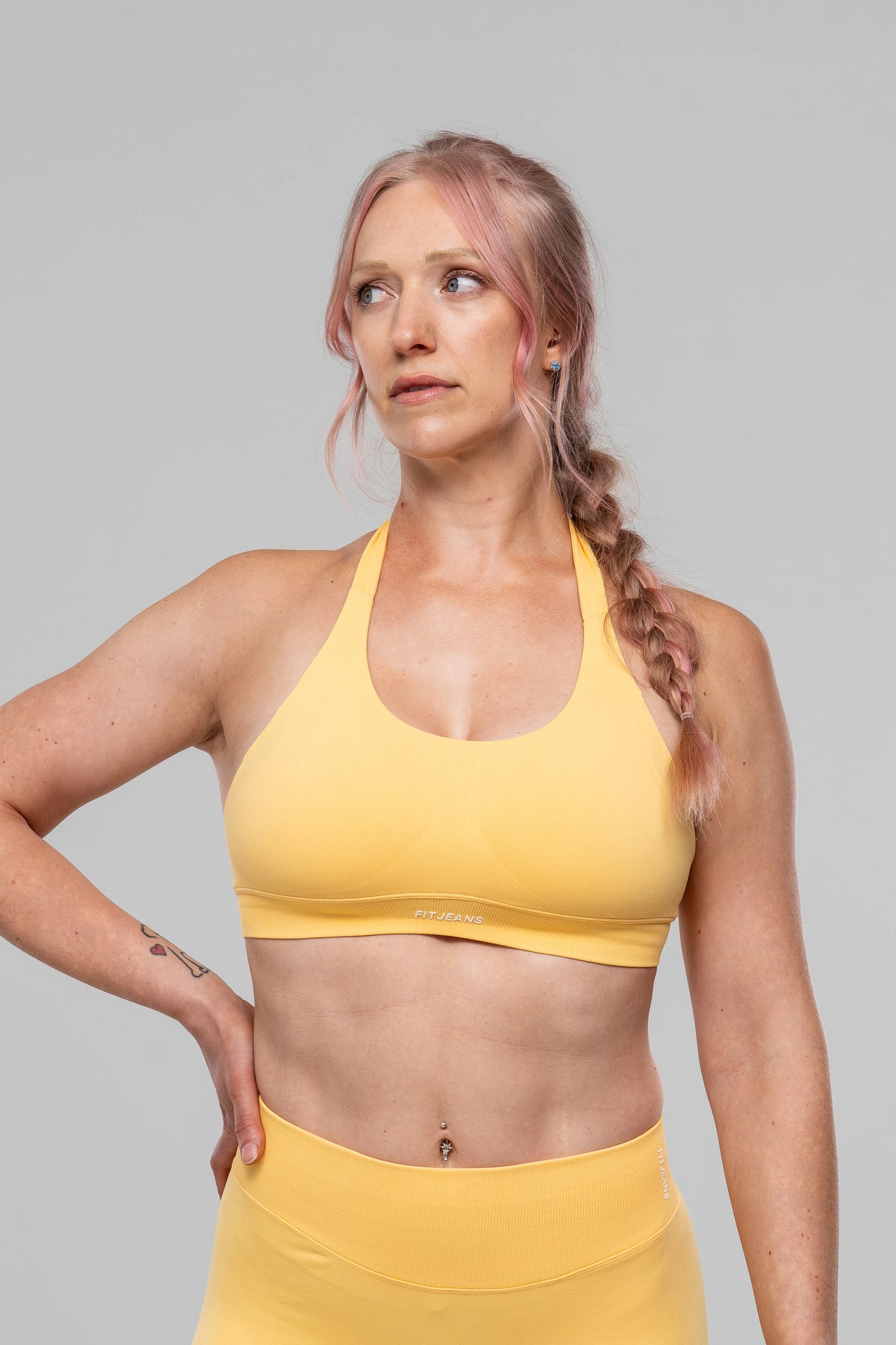 Training Sports Bra - Peach Sorbet Training Sports Bra FITJEANS