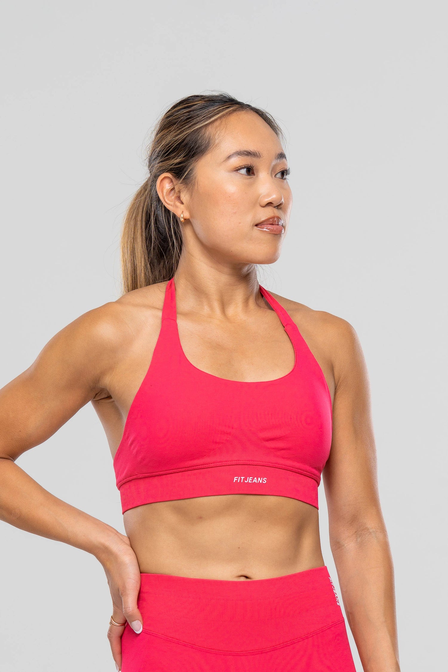 Training Sports Bra - Rosa Pink Training Sports Bra FITJEANS