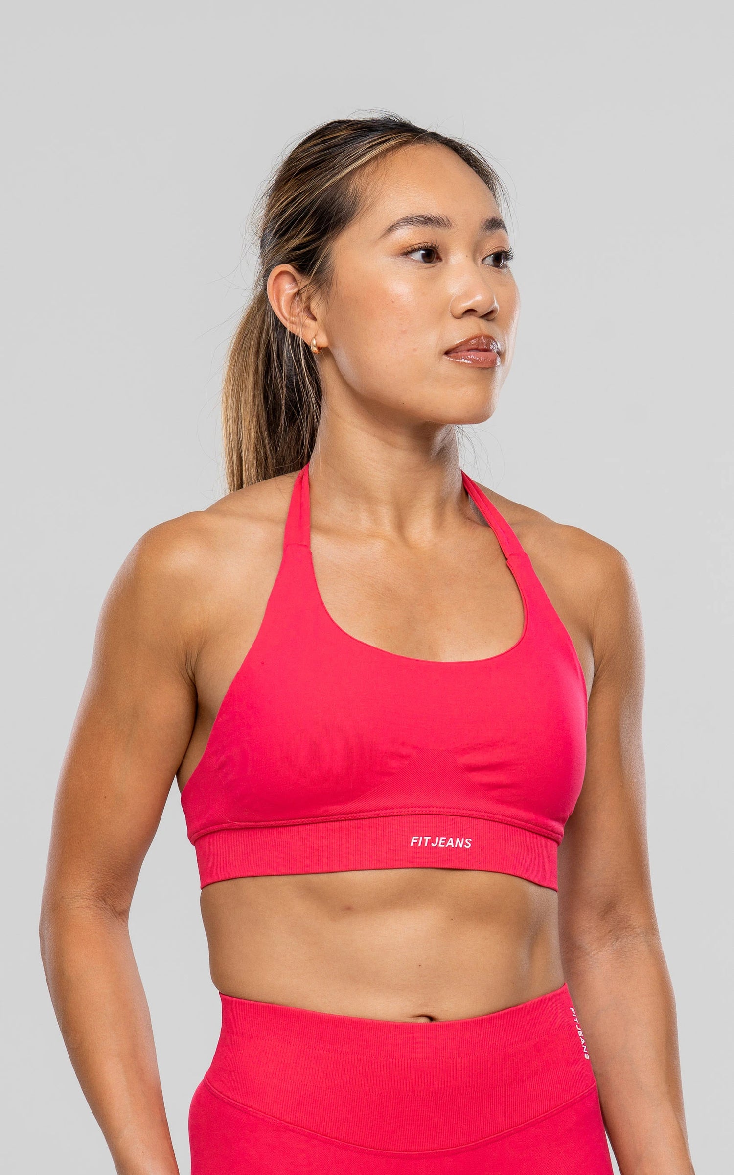 Training Sports Bra - Rosa Pink Training Sports Bra FITJEANS