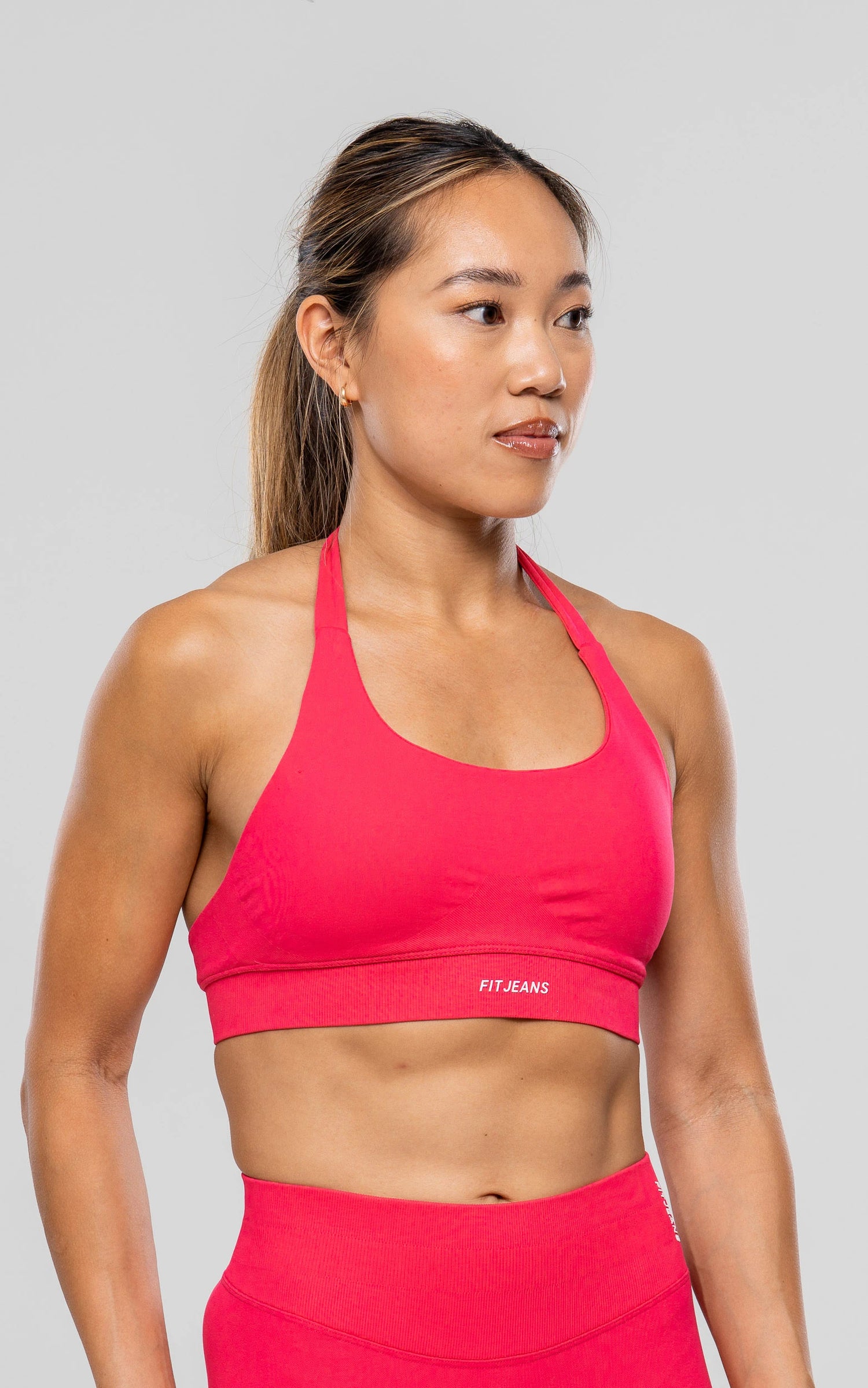 Training Sports Bra - Rosa Pink Training Sports Bra FITJEANS