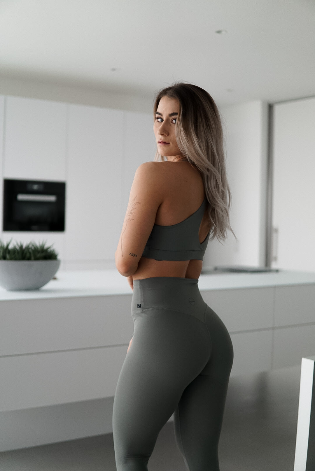 Yoga Leggings - Forest Green Yoga Leggings FITJEANS
