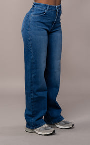 Womens Baggy Fitjeans - Azure Blue
