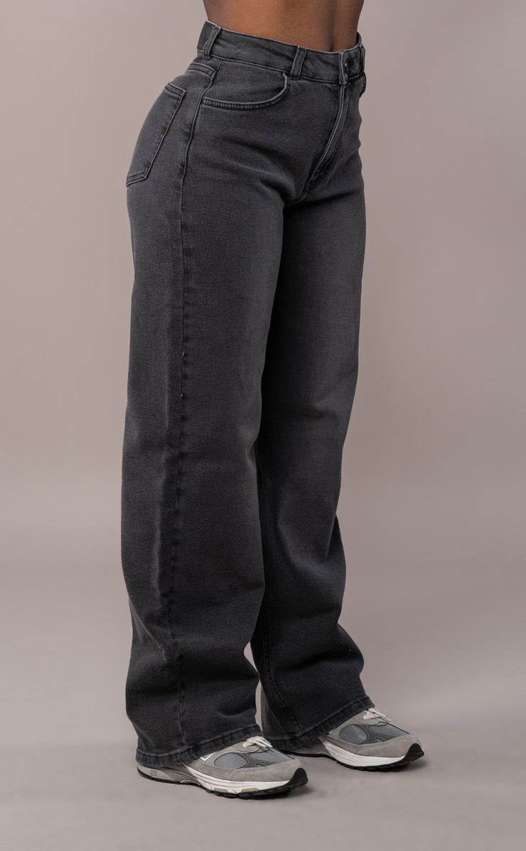 Womens Baggy Fitjeans - Grey