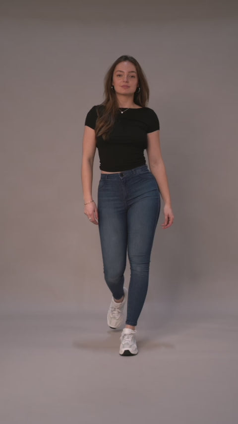 Womens Contour Fitjeans - Space Blue Contour FITJEANS