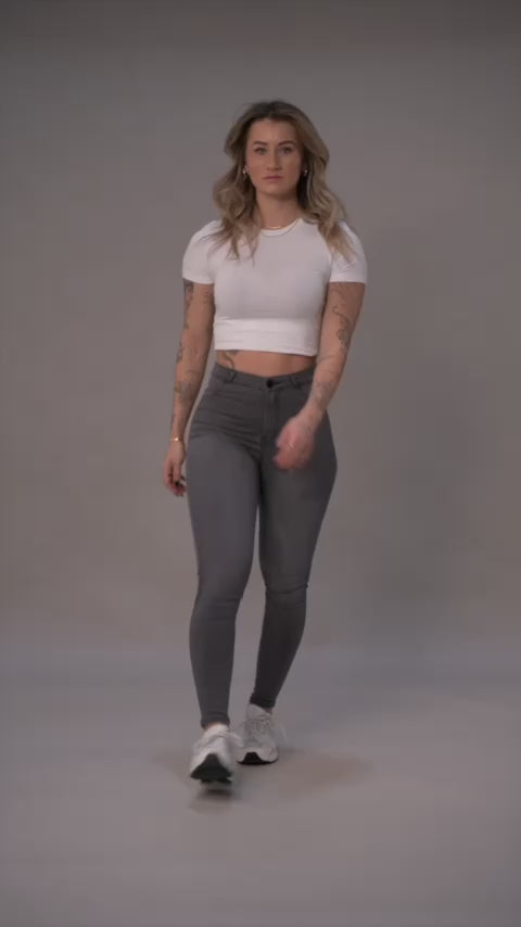 Womens Contour Fitjeans - Grey Contour FITJEANS