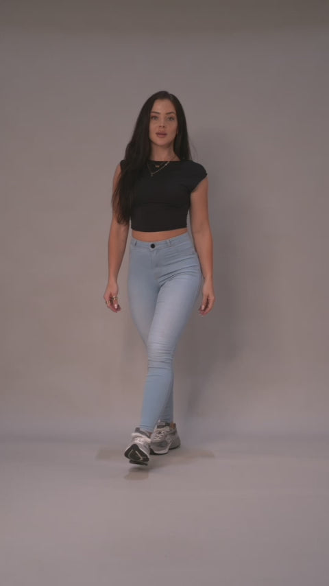 Womens Contour Fitjeans - Vintage Blue Contour FITJEANS
